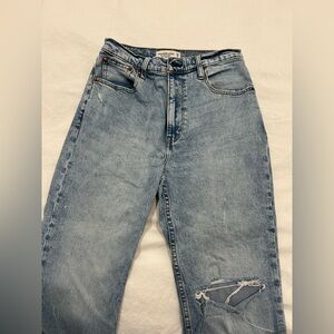Abercrombie & Fitch Women's Ankle Straight Ultra High Rise Jeans